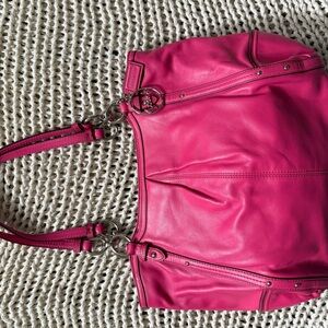 Pink Leather Women's Bag